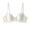 White, variant on Wireless Bralette Women Padded Bra Feature V-Neck Nursing Bra Style W-775 White 5XL