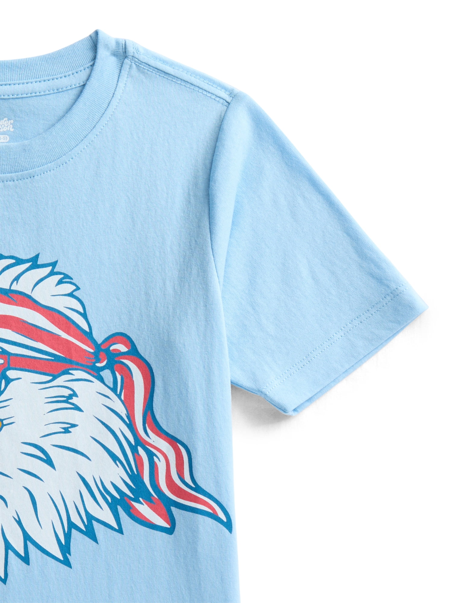 Wonder Nation Boys Americana Bird Graphic T-Shirt, Sizes 4-18