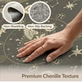 thumbnail image 6 of ODIKA 3'x5' Washable Accent Rug Gothic Mystical With Celestial Vintage Astrology Motifs Snake Flowing Dynamic for Bedside, Nursery Room, Pet Friendly & Non-Shedding, 6 of 7