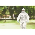thumbnail image 5 of AMZ Supply Disposable SF Coveralls. White Body Protective Suits 60 gsm. 5X-Large Pack of 5, 5 of 9