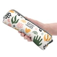 thumbnail image 4 of XMXT Leather Pencil Case, Colorful abstract Hand Painting Large Capacity Pencil Pouch for Student Teens Women, 4 of 9