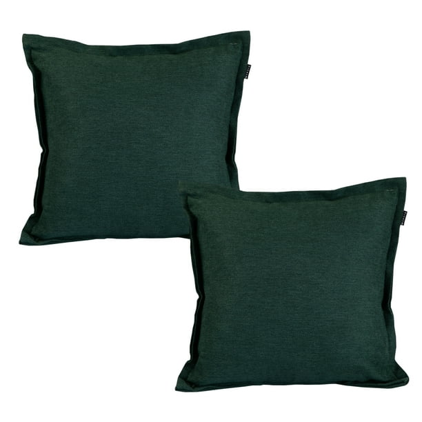 Cojin Decorativo Cuadrado Set de 2 Impe Verde