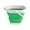 Green, variant on Collapsible Bucket, Car Wash Buckets with Handle for Cleaning Supplies, Storage Bin Ice Tub for Fishing Beach Outdoor Camping Kitchen Gray