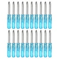 thumbnail image 1 of Uxcell 20pcs PH1 Mini Destornillador Phillips #1 1.8" Longitud Destornilladores 1" Acero al Carbono con Mango Ergonómico para Reparaciones DIY, Azul, 1 of 7