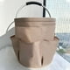 thumbnail image 2 of Portable Collapsible Picnic Basket – Reusable Beach, Garden, and Shopping Basket – Multipurpose Gift and Home Bathroom Storage Bath Basket (khaki), 2 of 5