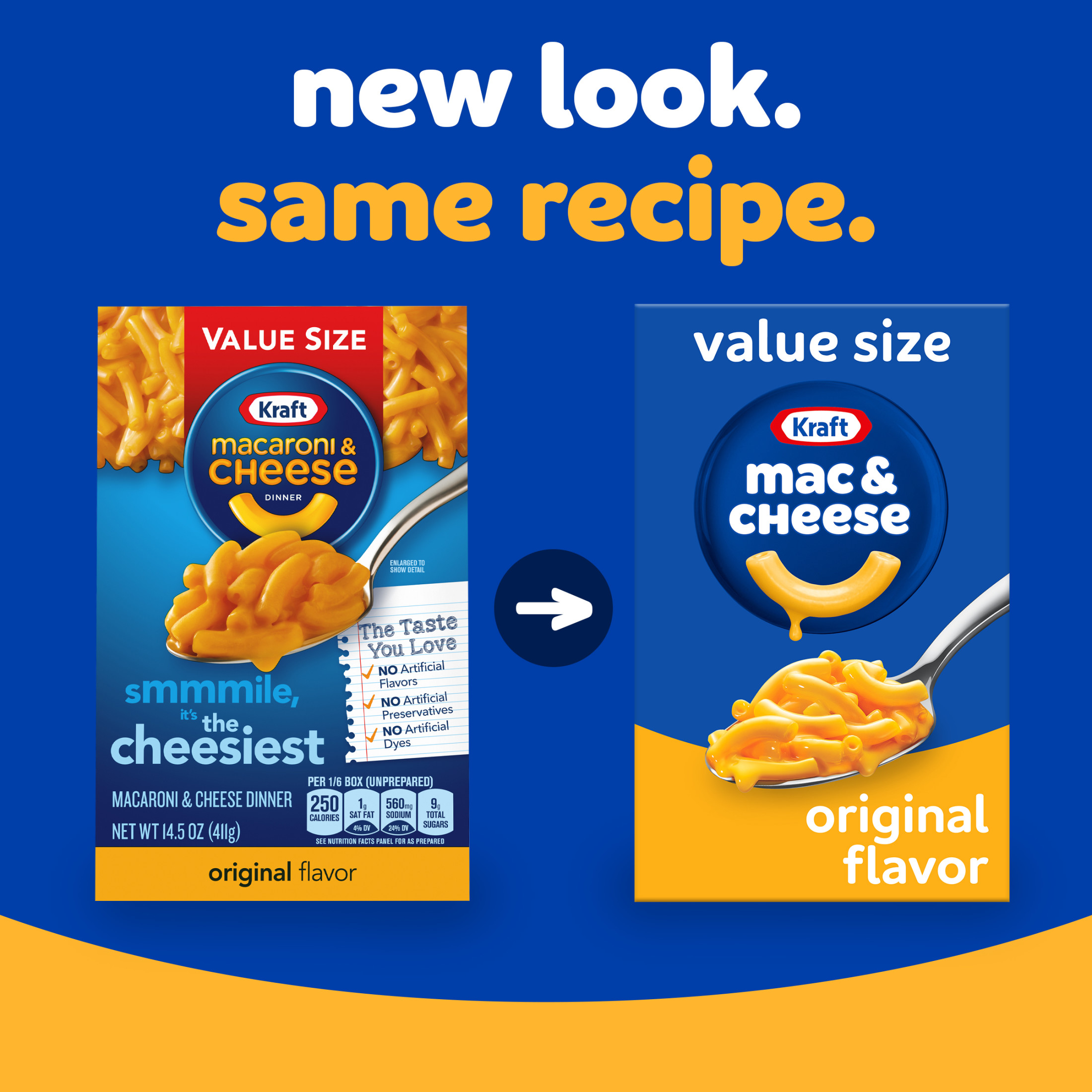 Kraft Original Mac N Cheese Macaroni and Cheese Dinner Value Size, 14.5 oz Box - image 3 of 14