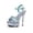 Blue, variant on Women's Sequin Stiletto Platform 15cm Ultra High Heel Sandals Party Wedding Dressy Summer Shoes