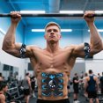 thumbnail image 3 of AB Estimulador ABS Massor Muscle Massager Tóner Abdomen/brazo/equipo Entrenamiento Piernas () Azul, 3 of 9