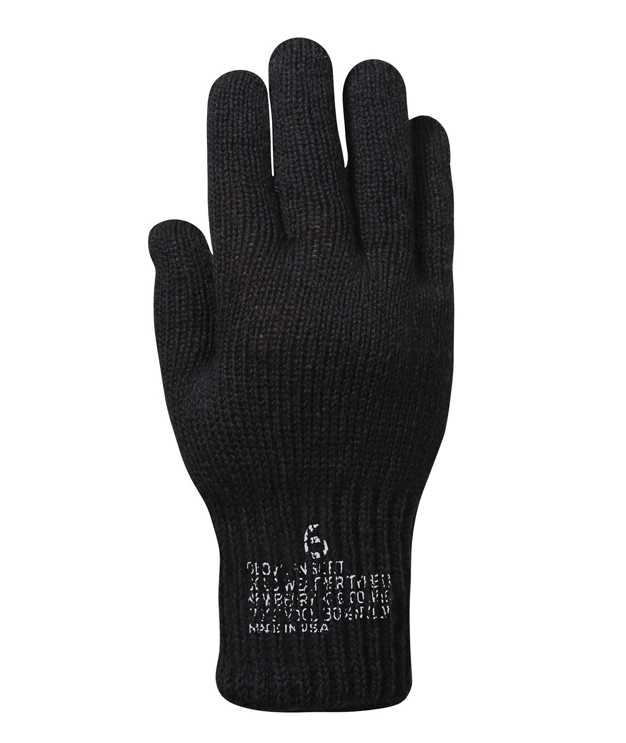 5 Glove Inserts Wool Cold Weather Military Gray USGI MEDIUM LARGE