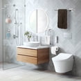 thumbnail image 5 of Brushed Nickel Set, Stainless Steel Self Adhesive Easy Installation Paper Holder with Rustproof Design for Kitchen Bathroom (5 Pieces), 5 of 5