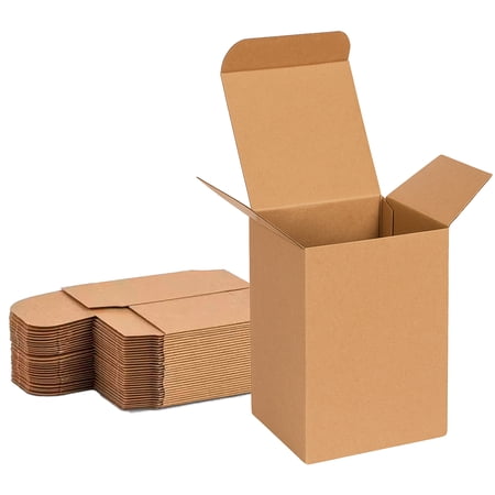 Ucanpack Kraft Product Boxes, Cardboard Packaging Paper Board Gift Box, 2 x 2 x 4" - 1000/Bundle
