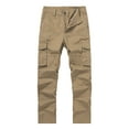 thumbnail image 1 of Zszcpp High Waisted Pants Men'S Spring Autumn Large Size With Pockets Straight Outdoor Cargo Trousers Casual Trouser, 1 of 6