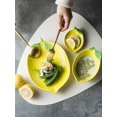 thumbnail image 2 of Creative Lemon Shaped Plate Ceramic Snack Dish Cute Childern Breakfast Bowl Personalized Dinner Plate Tableware 6.5Inch, 2 of 5