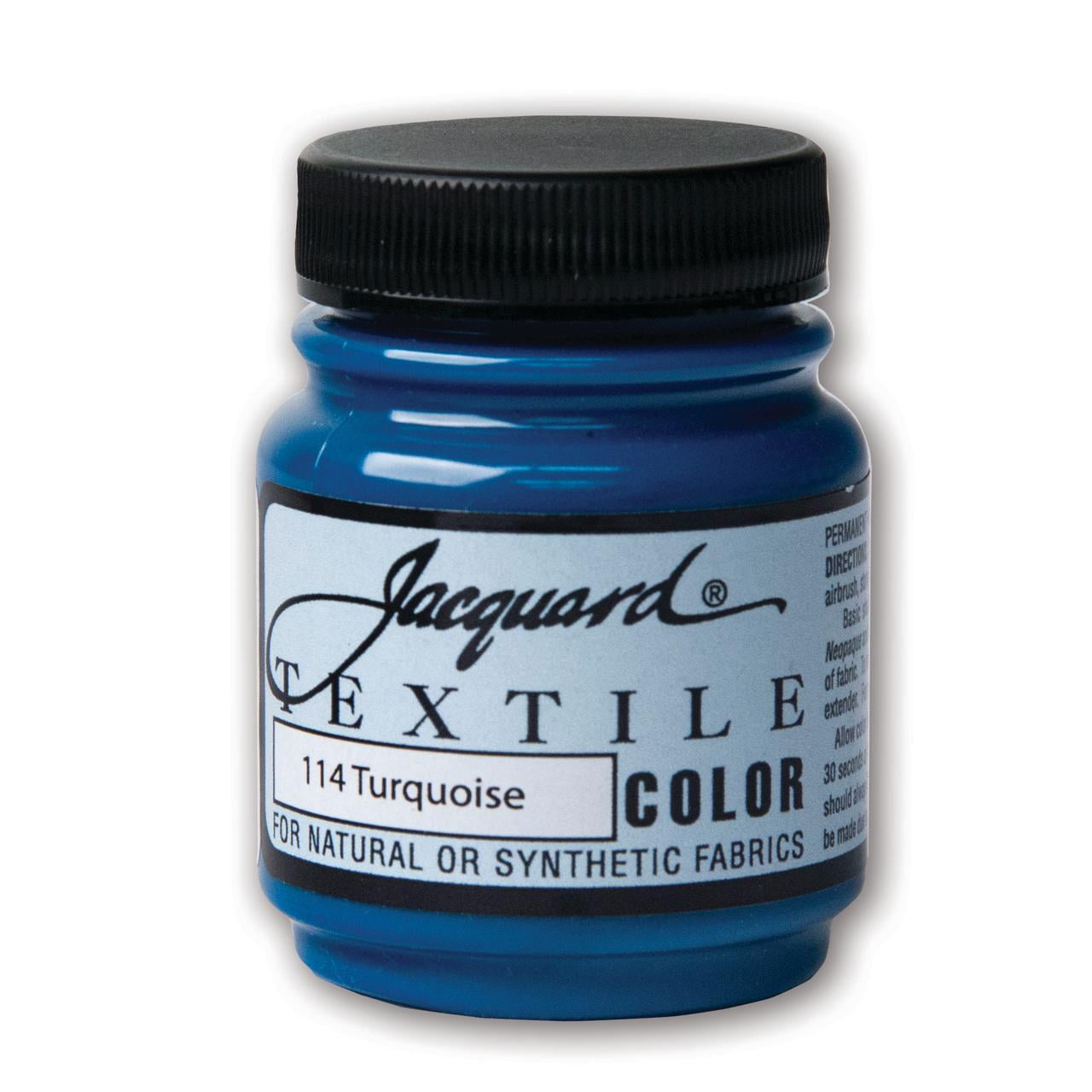 Jacquard Textile Color, 2.25 oz., Turquoise, Fabric Dye