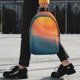 thumbnail image 2 of Easygdp yellow orange and teal Mochila Ligera de 15 Pulgadas para Estudiantes, Mochila Cómoda para la Escuela y Viajes, Correas Ajustables, 2 of 6