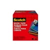 Scotch Book Tape, Clear, 3" Core, 4" x 15 Yds, 1 Roll