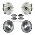 thumbnail image 1 of Transit Auto Front Hub Bearing Assembly Disc Brake Rotors and Ceramic Pads Kit for Car Toyota RAV4 Scion tC Mirai KBB-100575, 1 of 11