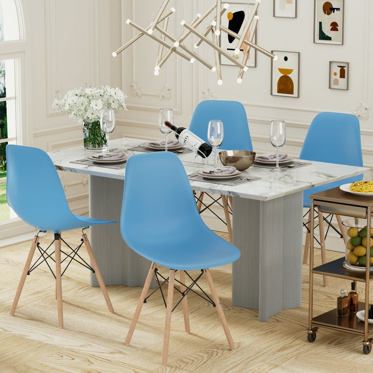 Furmax pre assembled modern style online dining chair pre assembled white