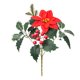 thumbnail image 2 of Ramo de Flores Artificiales de Piñas Navideñas con Asa de Flores Rojas Grandes, Agujas de Pino Artificiales, Arreglos para El Hogar, Flores Decorativas, 2 of 6