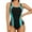 Lake Green, variant on BeautyIn Women One Piece Athletic Swimsuits Modest Colorblock Swimwear with Swim Bra