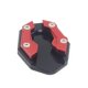 thumbnail image 4 of Placa de soporte de motocicleta, base deslizante duradera para almohadilla rojo Cola Soporte de placa de pie de apoyo, 4 of 8