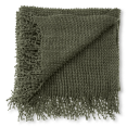thumbnail image 1 of Bouclair Green Marilou Throw 50x60 in (127x152 cm), 1 of 10