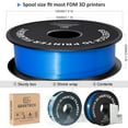 thumbnail image 3 of Geeetech PLA 3D Printer Filament 1.75mm Blue, Dimensional Accuracy +/-0.03mm, 1kg (2.2lbs) , 1080 Feet （330m）per Roll, Vacuum Packaging, Toughness Enhanced, Fit for Most 3D FDM Printer, 3 of 6