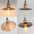 thumbnail image 2 of KAYYELAMP 3-Pack Red Copper Metal Shade and Base Vintage Track Lamp Adjusted Cable J-Type Track Pendant Lighting for Kitchen Dining Room(No Bulb, Track), 2 of 7