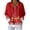 Red, variant on Women's Casual Fashion Long-Sleeve Zip-Up Hoodie with Christmas Print, Knitted Pullover for Comfortable Wear and Style,Earthy Yellow,2XL