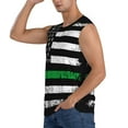 thumbnail image 3 of Fotbe American Flag Men's Camiseta sin Mangas Estampada para Hombres, Playera Casual para Gimnasio, Entrenamiento, Playa-Medium, 3 of 7