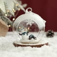 thumbnail image 5 of Christmas Decoration Balls Santa Deer Christmas Ball Clear Glass Ball Christmas Tree Ornament Hanging Ball Pendant Christmas Decoration Supplies Up to 25% Off, 5 of 8