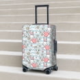 thumbnail image 2 of Lsque Cute Rabbit And Heart Printed Luggage Cover, Travel Luggage Protector,Scratch and Dirt Resistant, Fits 18-32 Inch Luggage - Medium, 2 of 9