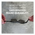 thumbnail image 4 of V30 Nemesis Safety Glasses, Black Frame, Smoke Lens | Bundle of 2, 4 of 4