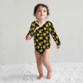thumbnail image 4 of Xecao Daisies Flowers Print Baby unisex-baby Cotton Long-sleeve Bodysuits-2 Years, 4 of 6