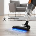 thumbnail image 2 of OVENTE 2-in-1 Corded Stick Vacuum Cleaner, Convertible to Handheld, Lightweight with 400W Motor, Powerful Suction and Washable HEPA Filter for Home, Car, Pet Hair, Carpet or Hard Floor Black ST102BGD, 2 of 10