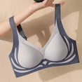 thumbnail image 3 of Women's Wireless Bra With Seamless Smooth Comfort Wirefree T Shirt Bra Tan Sports Bra Sports Bra Non Removable Pads Bras for Women Packs Sports Bras with Padding Mesh Sports Bra Super Bra Small Sports, 3 of 3