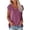 Wine-07, variant on Mittory Womens Petal Sleeve Tops Summer Short Sleeve V Neck Cut Out Tee Sexy Casual Basic T Shirts Blouses