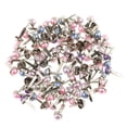 thumbnail image 2 of 200 Pieces 6mm/0.24inch Metal Brads, Assorted Head Split Pins for Paper Fastening Cards Fixation Crafting, 2 of 8