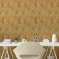 thumbnail image 3 of Ambesonne Retro Peel & Stick Wallpaper for Home, Geometric Rhombus Tile, 13"x72", Multicolor, 3 of 6