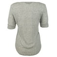 thumbnail image 2 of Women's Petite Linen Scoopneck Tee-M-S, 2 of 5