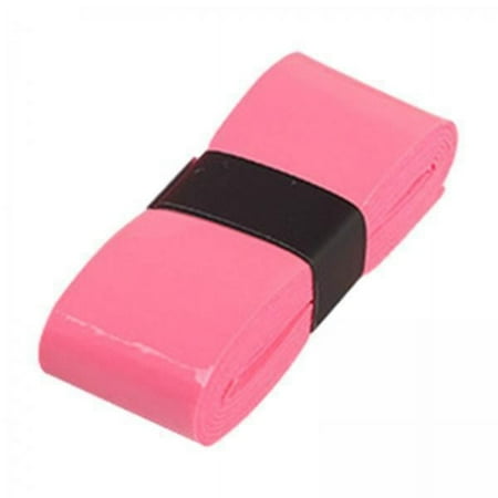 AMLESO 2xTennis Badminton Racket Wrap Tape Sweat Sport Band Absorb Sweat Handle Tape Racquet Wrapping Tape for Racquetball Fishing Rod Pink 4 Pcs