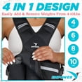 thumbnail image 3 of Chaleco para caminar pesado Empower para mujeres de 4 a 10 libras, ajustable, 3 of 7