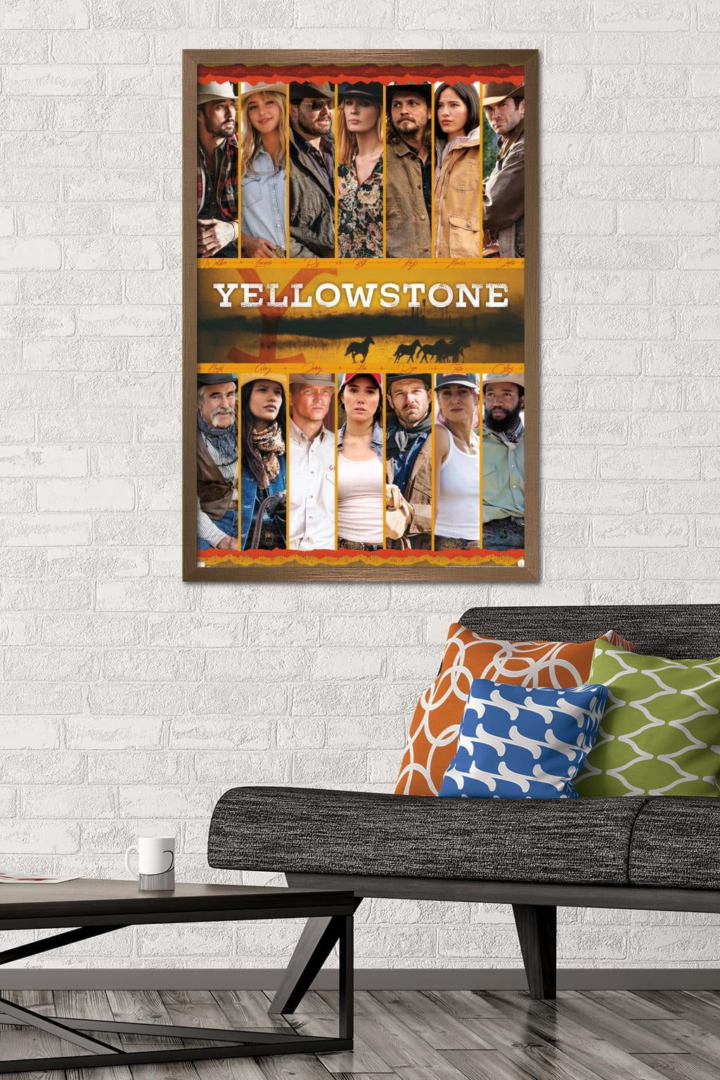 Yellowstone - Group Wall Poster, 22.375" x 34" Framed