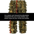 thumbnail image 3 of Leafy Camo Ghillie Suit 3D Leaf Camouflage Hunting Jacket and Pants with Gloves and Face Mask, Brown Leaf Size S-M, 3 of 7