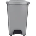 thumbnail image 5 of Hefty 12.1 gal. Step On Plastic Trash Can, Gray, 5 of 8