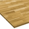 thumbnail image 2 of vidaXL Table Top Solid Oak Wood Square 23 mm 80x80 cm, 2 of 4