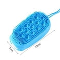 thumbnail image 5 of Guiexla Silicone Body Brush Exfoliating Bath Scrubber Shower Loofah Scalp Protection Gentle Deep Cleansing Multi-Functional Cleaning Tool for Sensitive Skin Kids Adults, 5 of 7