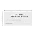 thumbnail image 4 of MOVTOTOP 6 Large Print Financial Register Checkbooks Portable Check Register Set, 4 of 8