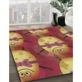 thumbnail image 3 of Ahgly Company Machine Washable Indoor Rectangle Transitional Crimson Red Area Rugs, 5' x 8', 3 of 7