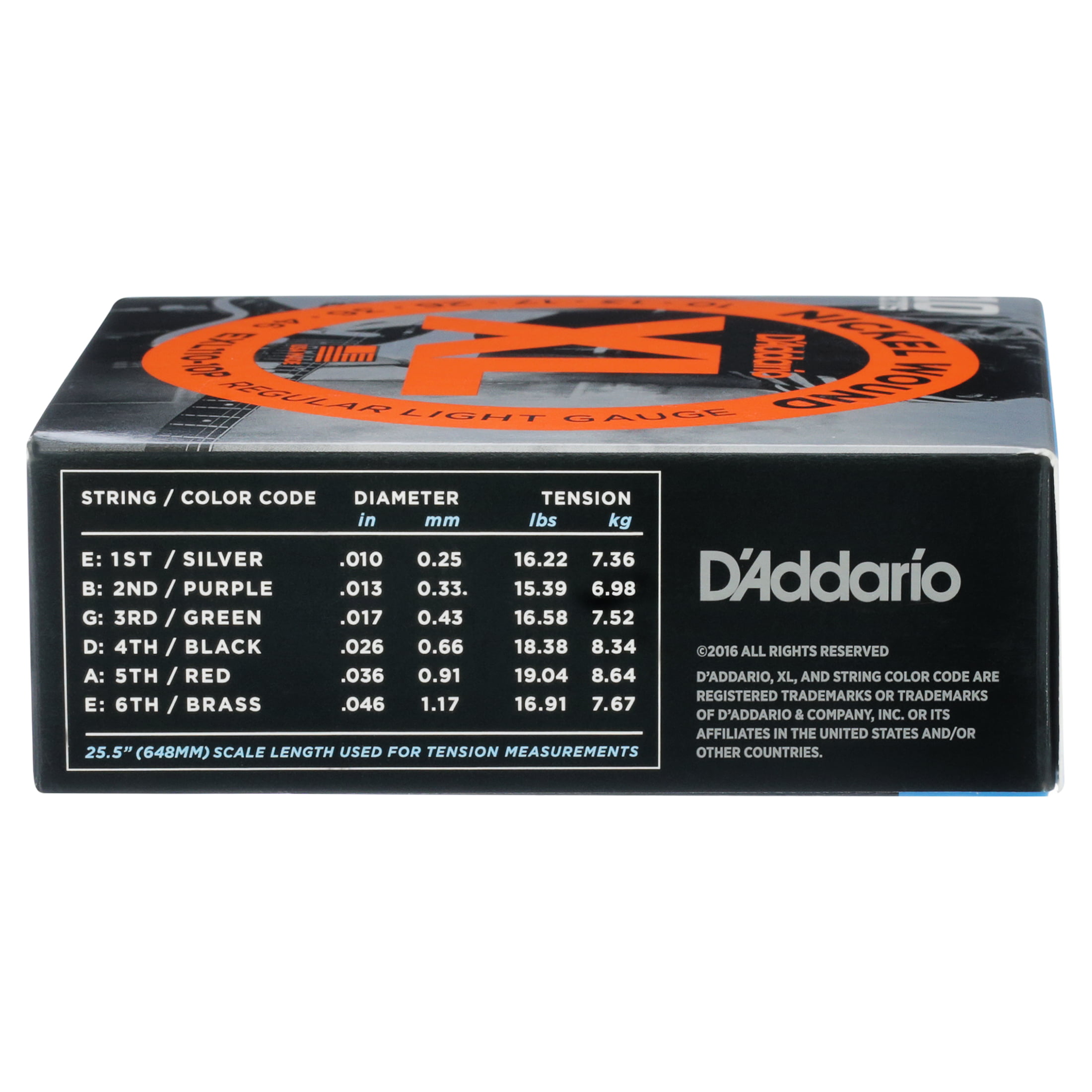 D'Addario EXL110-10P Nickel Wound Electric Guitar Strings, Regular 